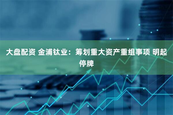 大盘配资 金浦钛业：筹划重大资产重组事项 明起停牌