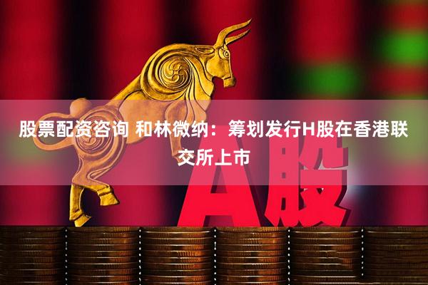 股票配资咨询 和林微纳：筹划发行H股在香港联交所上市